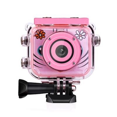 China Amazon Function 2.0 Inch LCD Screen 4K Screen Kids Sports Action Camera Kids Toys Camera Recording Hot Selling Amazon Cartoon 1080P Waterproof for sale