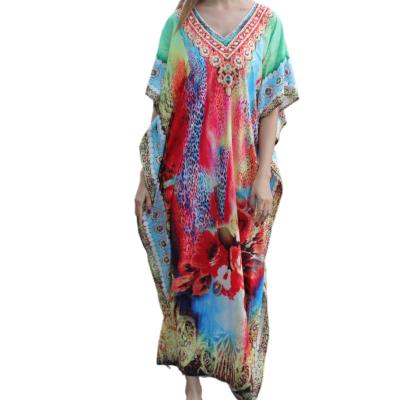 China Good Quality Breathable Wholesale Ladies Beach Dress Comfortable Colorful Beach Dress for sale