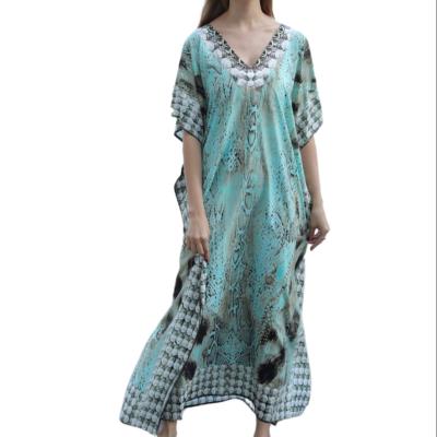 China Breathable of the latest breathable and comfortable dress wholesale ladies casual dress long beach dress for sale