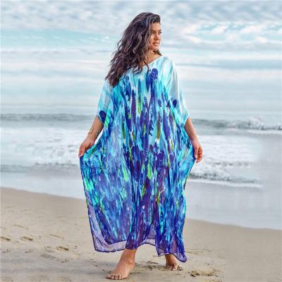 China 2022 New Design Logo Label Womens Summer Bohemian Beach Maxi Dress Casual Cute Shirt Custom Made Breathable Polyester for sale