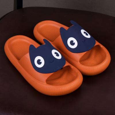 China Newest cartoon big eyes magic women's non-slip wear-resistant waterproof bottom slippers HY51 2021 light new high for sale