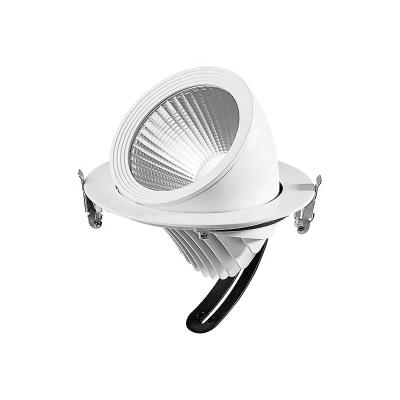 China Promotional Zinc Alloy Adjustable Recessed Light Fixture Best LED Direction Adjustable Light Quality LED Downlight Housing for sale