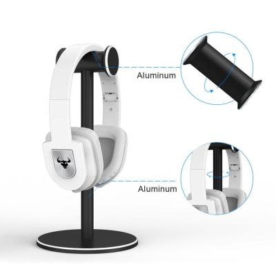 China Cheap Over The Ear Clamp Table Hook Clamp Gaming RGB Headset Hanger Headset Holder Earphone Stand for sale