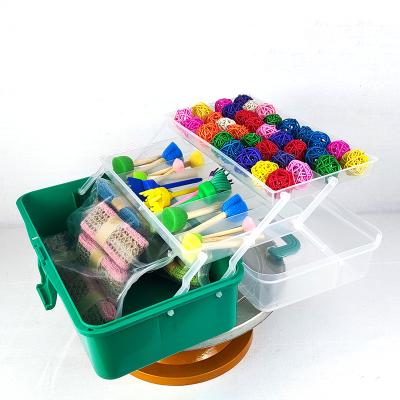 China Barber Shop Art and Craft Supply Case for Hair Craft Sewing Cosmetic Nail Polish and Stationery Ornaments for sale