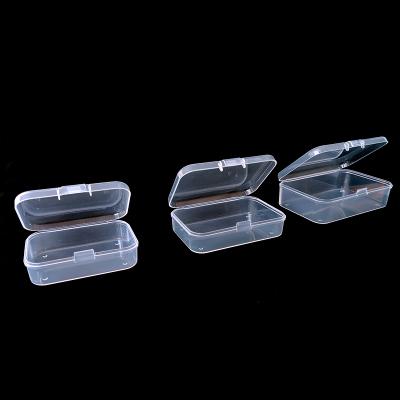 China Clear Plastic Earphone Stand Beads Storage Containers Box with Hinged Lid for Beads and Phones Key Organizer for sale