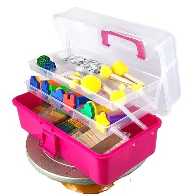 China Eco Firendly 13 Inch Organizer Box with Three Layer First Aid Box for sale