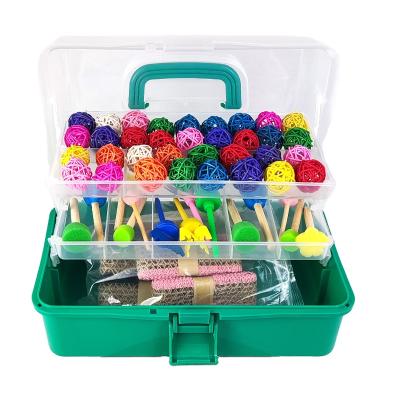 China 13 inch viable box with three layer box sewing organizer for sale