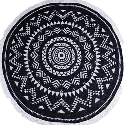 China QUICK DRY Round Beach Towel Low Price Custom Made Cotton Beach Towel For Summer for sale