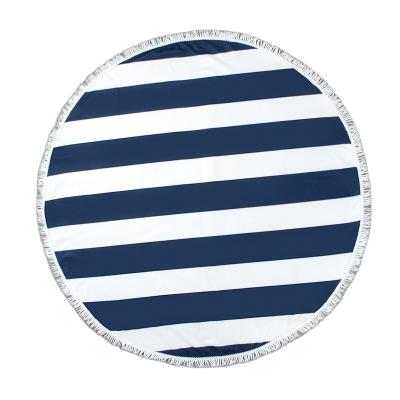 China Best Price Microfiber Fiber Summer QUICK DRY Beach Towel Around Round Microfiber Beach Towel for sale