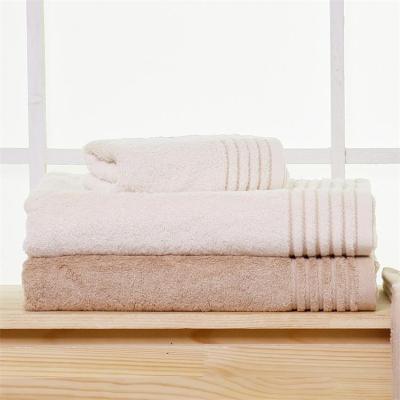 China Child Safe Custom Your Own Logo Organic Luxury Home Textile Cotton Face Towel Home Wash Towel Set for sale