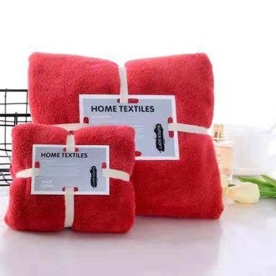 China Fashion Cotton Household Towel Bath Towel Multicolor QUICK DRY Optional Set for sale