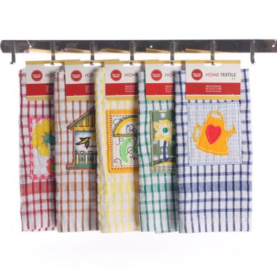 China Hot Selling New Design Cotton Kitchen QUICK DRY Wholesale Customized High Quality Tea Towel for sale