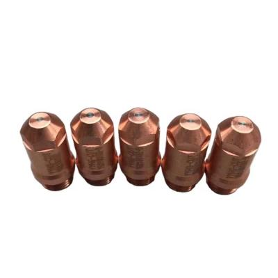 China Copper Electrode Tip Nozzle 1.1mm Cutter Torch Consumables Accessory For Air Plasma Cutting Machine for sale