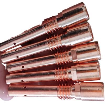 China 350 OTC Connecting Rod Wire Working Inner Contact Tip Holder Welding MIG Welding Accessories Copper for sale