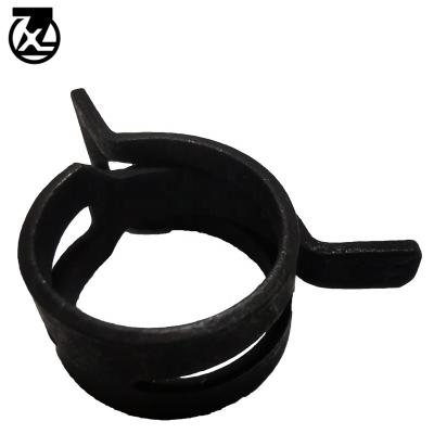 China Automotive Hose Clamp Fastener Black Galvanized Japanese Engine Hose Spring Clips Hose Clamps Hose Clip Clamp for sale