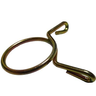 China Custom Single Metal Pipe Clamps Spring Clips Wire Pipe Connection CQXZ Single Flange Clamp Clip for sale