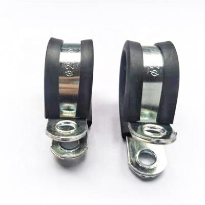 China Pipe Clamps Pipe Clamp Pipe Connection R P Clips Rubber Lined Pipe Clamps Rubber Types for sale