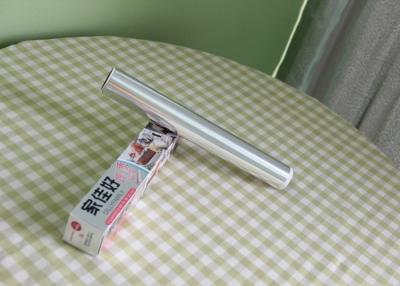 China Length 10 M Stove Aluminium Foil / Heavy Duty Aluminum Foil Roll 0.018 mm Thickness for sale