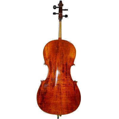 China 2022-Tiger white pine skin model grade high grade super material pure manual solid wood cello for sale