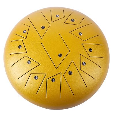 China Ches Steel Tongue Drum 2022-Empty Empty Tongue Drum 13 Tone 12 Inch Steel Tongue Drum Color Worry Free for sale