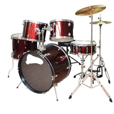 China Music Game 2022-Acoustic Drum Set Musical Instrument Drum Set Professional Drum Kits With Custom Logo for sale