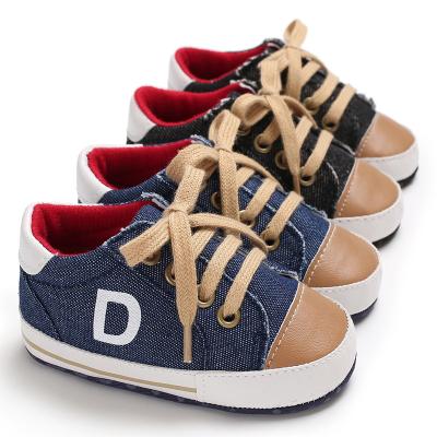 China Kids Shoes Anti-slippery Boys Falling Shoes Boy Baby Kids Casual Soft Bottom Canvas Shoes Kids Shoes for sale