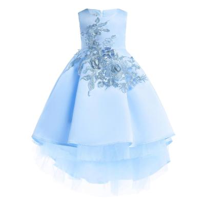 China 2021 Breathable Dresses Designs Pink Dress Baby Girl Dresses Cocktail Blue Bridesmaid Dresses for sale