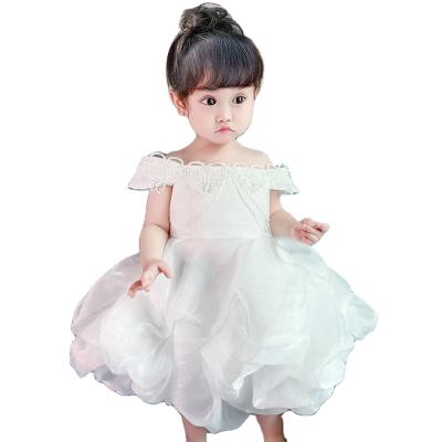 China Breathable Little Girl Birthday Princess Puffy Dresses Baby Dresses 12 To 18 Months Girls Dresses for sale