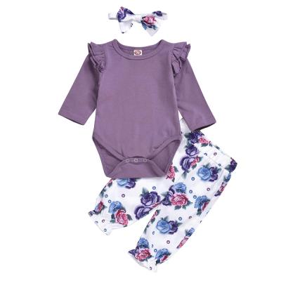 China Chinese Factory Organic Cotton Baby Rompers Breathable Fall Clothes Kids Girl Infant Clothing For Sale for sale