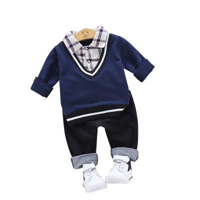 China Kids Clothing Stores Breathable Boys Dress Suits Kids Wear Boys Clothes Online Baby Boy Infant Clothes for sale