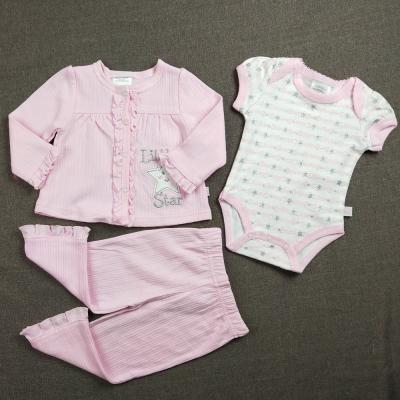 China Adorable Style Newborn Baby Clothes Set Excellent Design Baby Girl Clothes for sale