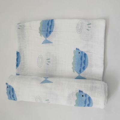 China Monthly Small Baby Sleep Wrap Swaddle Muslin Cotton Blanket Newborn Baby Diaper for sale