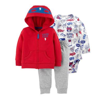 China Autumn Baby Boy Clothing Sets Soft Long Sleeve For 0 - 3 Months Baby Boy Or Girl for sale