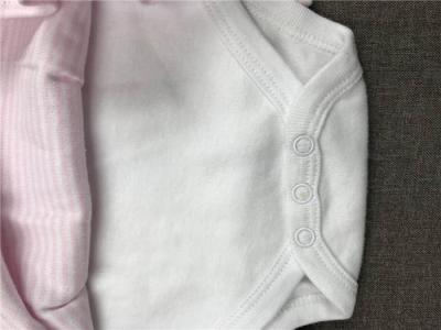 China Het aantrekkelijke Pasgeboren Babykatoen kleedt Leuke het Meisjes Witte/Zwarte Kleding van de Zuigelingsbaby Te koop