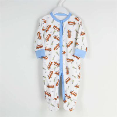 China No Toxic Spring Baby Fleece Sleepsuits , 0 - 3M Newborn Baby Sleepsuits for sale