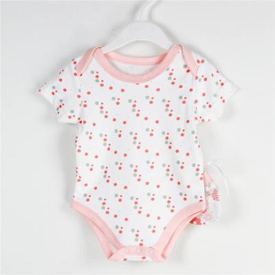 Chine Douille 100% courte de bébé de garçons de combinaisons de vêtements de bébé de coton nouveau-né de barboteuses à vendre