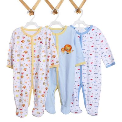 China Unisex Romper Newborn Baby Bodysuits 100% Cotton Baby Bubble Romper Infant Baby Romper for sale