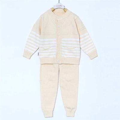 China 105 * 105cm Infant Sweater Sets , Baby Cardigan Hand Knitted Pattern for sale