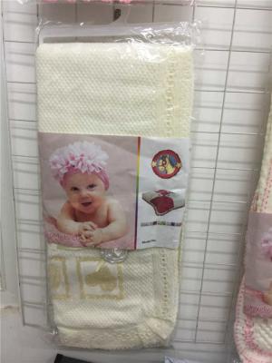 China Multifunctional Knitted Baby Shawls , 100% Acylic Customized Baby Knitted Shawl for sale