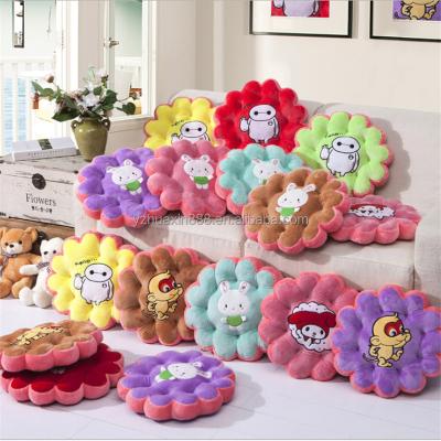 China 2016 simple new design flower shape cushion for kids for sale