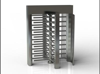 China RS485 electrical standard SS 304 stainless steel full height turnstile security gates for sale