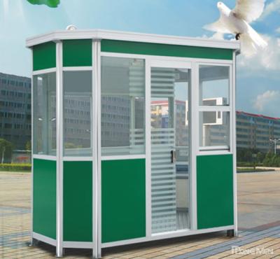 China Waterproof Alumnum Security Guard Booths , Security Guard House for sale