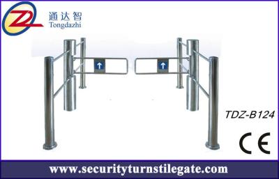 China Bi - directional auto Supermarket Turnstile swing barrier gate with Standard configuration for sale