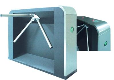 China RS485 Magnetic Traffic Prompt One Way Tripod Turnstile Gate, Drop Arm Barrier for sale