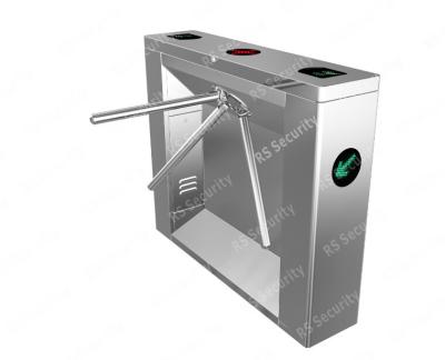 China Subway Station Waist Height Turnstiles IC ID Bircode Control Barrier Gate for sale