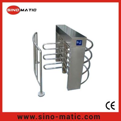 China Safety Security  Automatic Entrance Exit Half Height Turnstile for sale