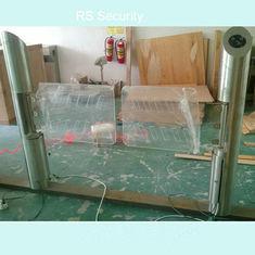 China Supermarket Swing Barrier Gate / Sliding Security Gates Shopping Mall Turnstiles for sale