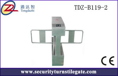 China OEM Pedestrian Automatic Swing Barrier Gate with RFID access control reader for sale