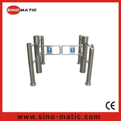 China Swing barrier gate supermarket turnstile security access control system for sale