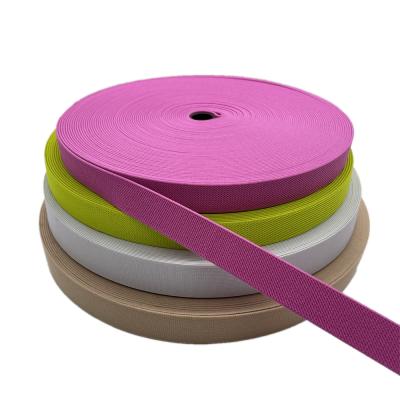 China Custom Durable High Elasticity Narrow Elastic Band Woven Elastic For Garments for sale